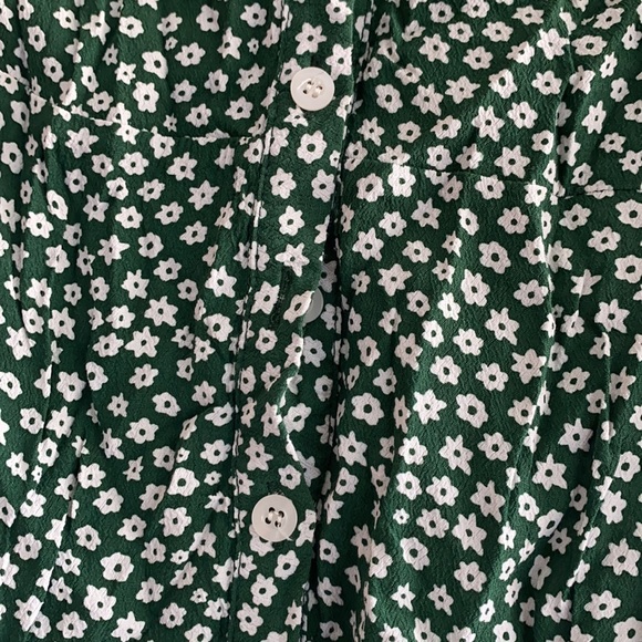 With Jean, Isabelle dress, green & white. - Picture 4 of 4